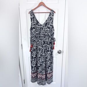 New Directions ikat print jumpsuit